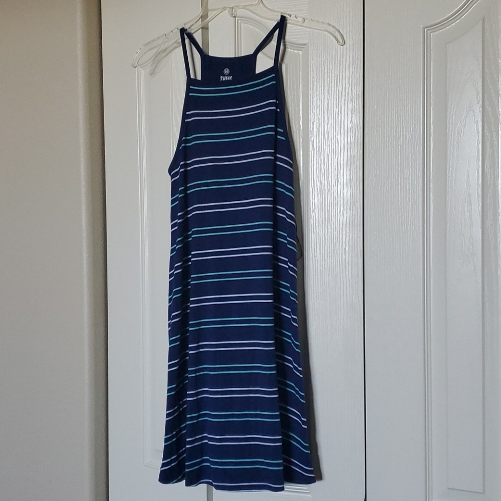 SO halter top swing dress